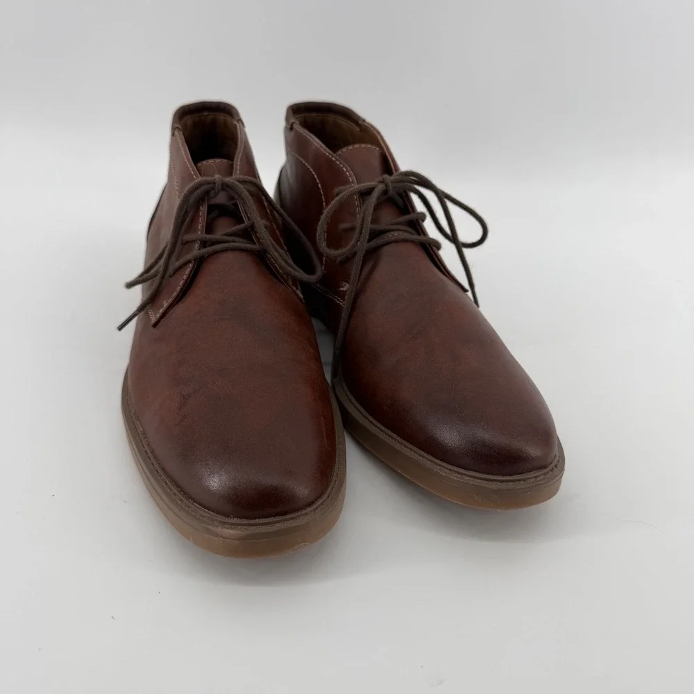 Madden NYC Chukka Boots Mens 8 Brown MNMN43AM693 Lace Up Desert Boots Contrast